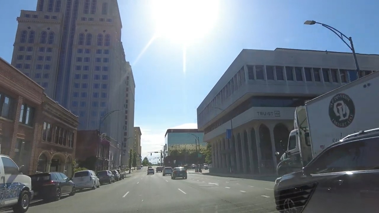 Greensboro, North Carolina - [4K] Downtown Tour