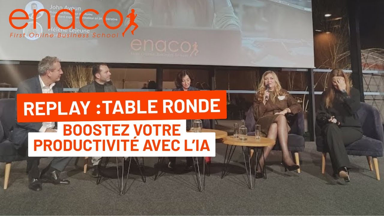 Booster sa productivit&eacute; avec l&rsquo;IA : conf&eacute;rence ENACO sur la formation &agrave; distance