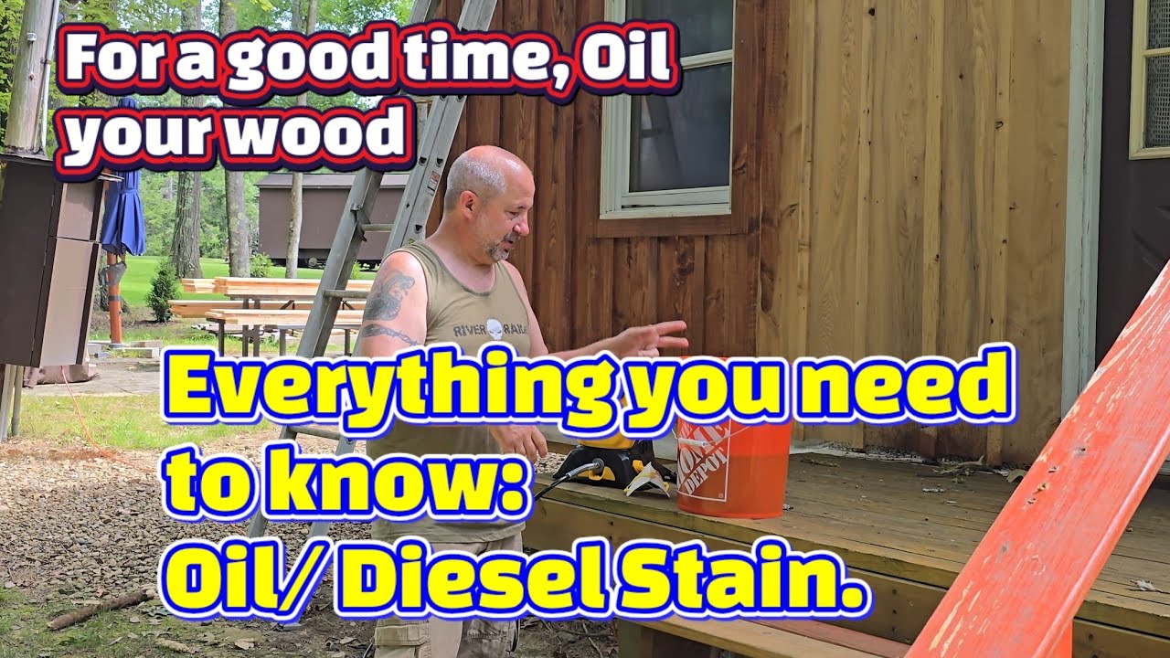Cheap & Easy Wood Stain: Used Motor Oil + Diesel on Rough-Cut Lumber (DIY Barn Wood Finish)