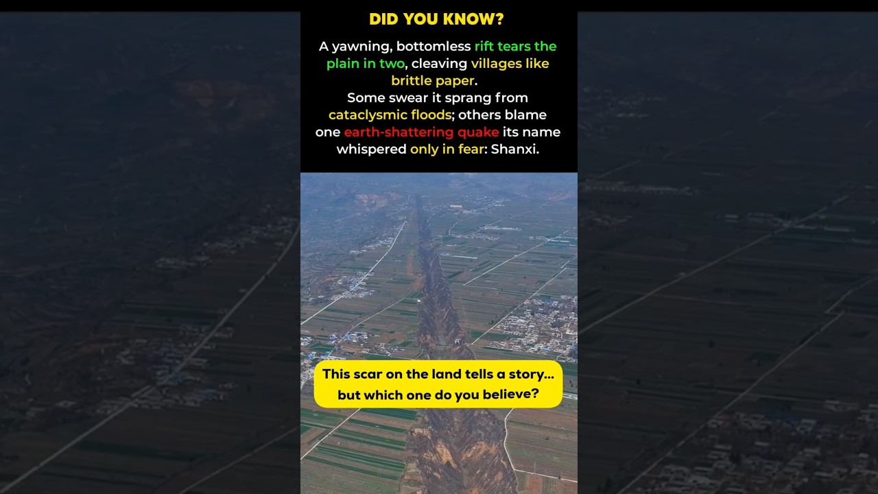 This Giant Earth Rift in China Shocked Scientists  Shanxi Geological Mystery Explained 