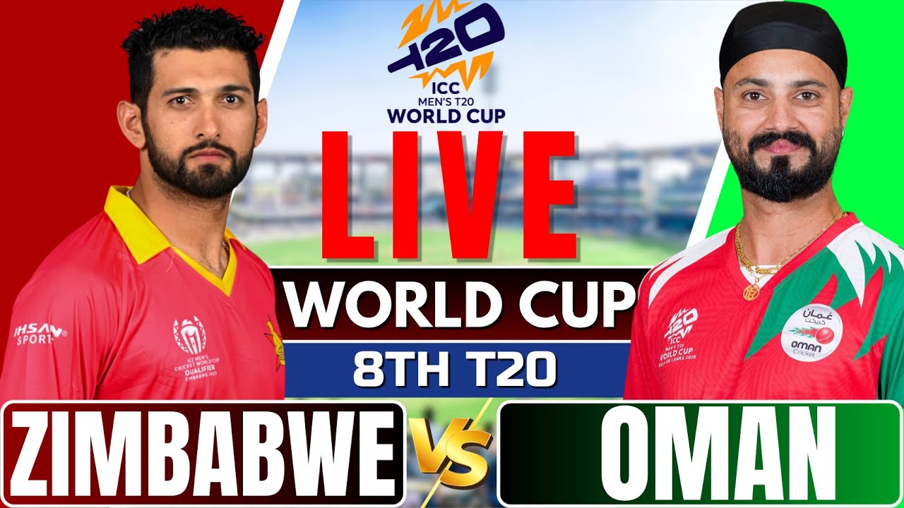 T20 World Cup 2026 live &ndash; Oman VS Zimbabwe, Live Score & Commentary | live cricket match today