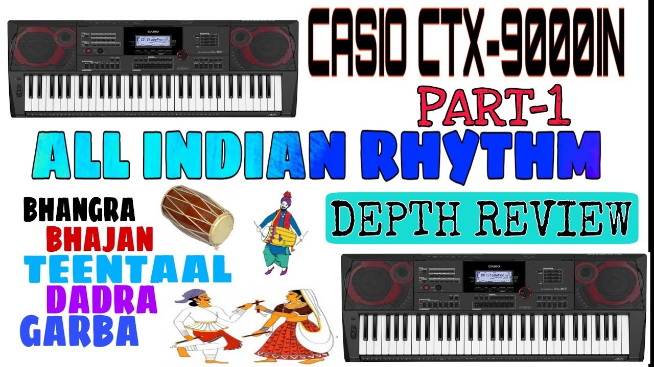 casio ctx 9000in indian rhythm