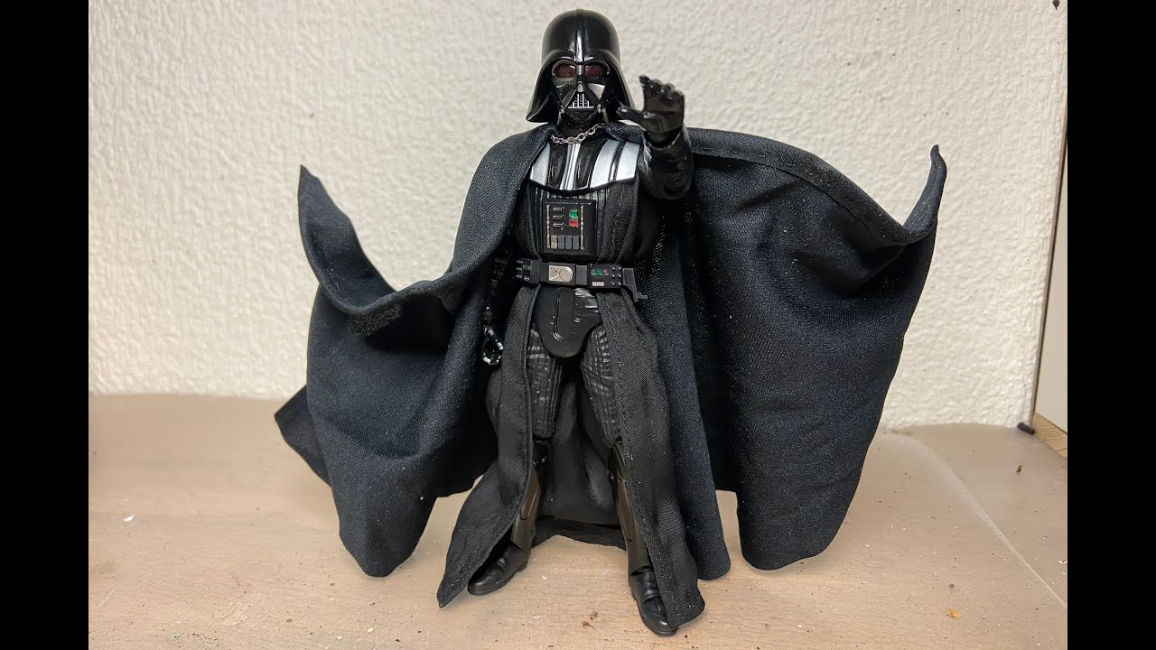Figuarts Kenobi Vader with Custom Cape Figure
