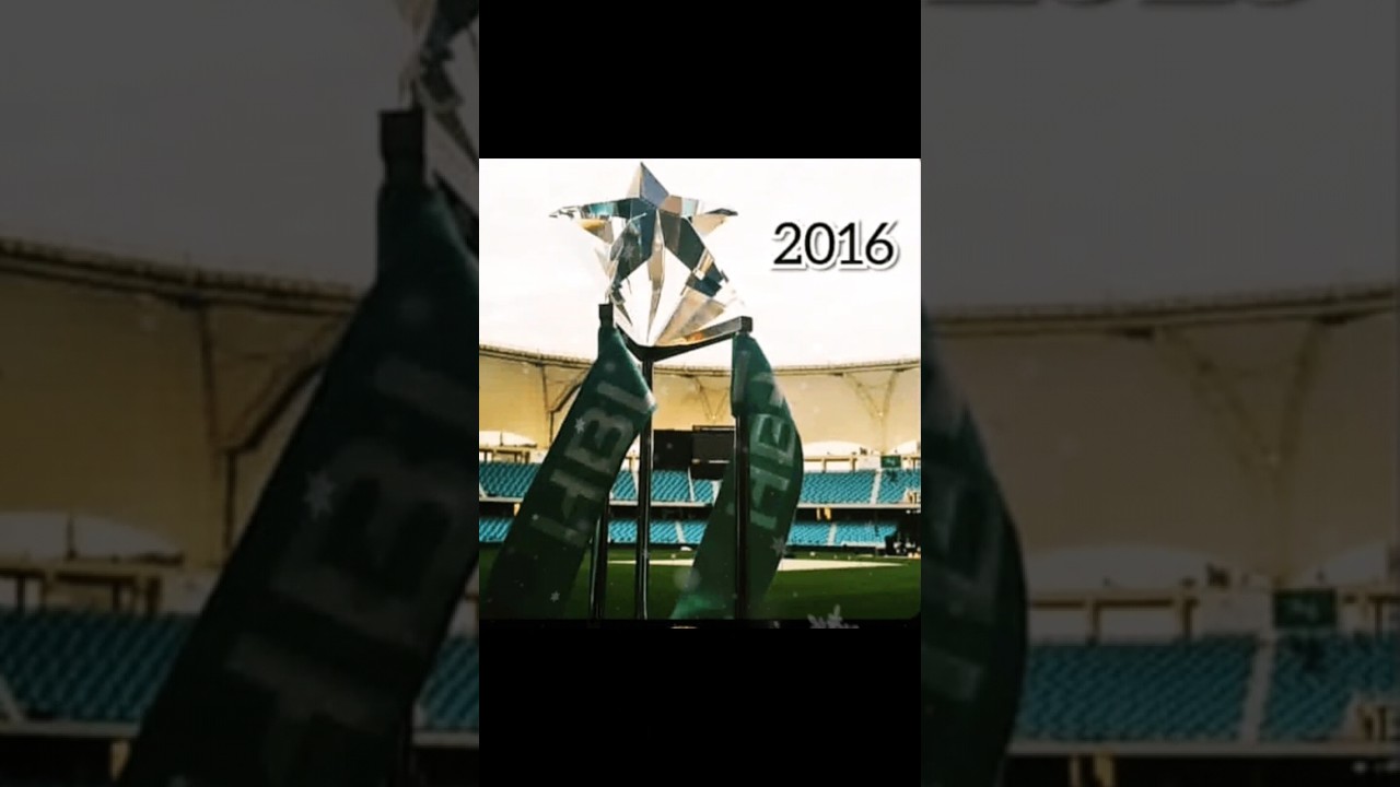 Psl all trophy winners history | 2016 to 2024 | pakistan super league trophy#psl2024 #pslfinal