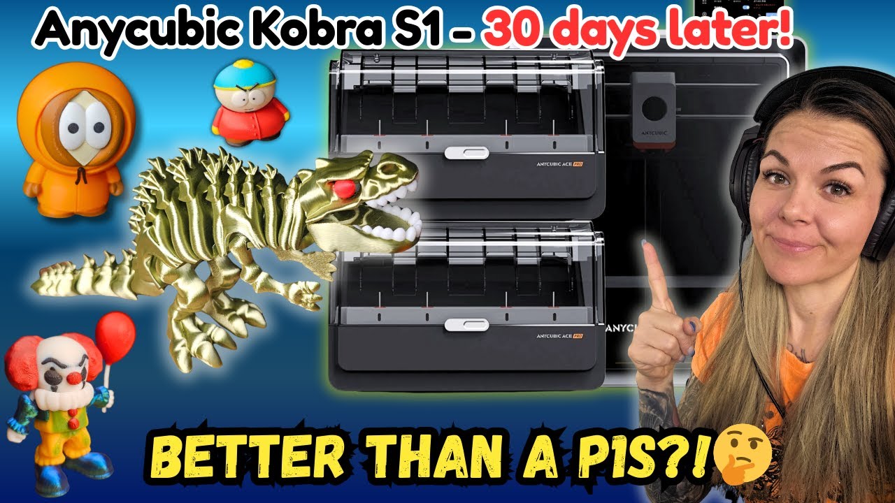 Anycubic Kobra S1 Review (30 Days Later) – Better Than a P1S?