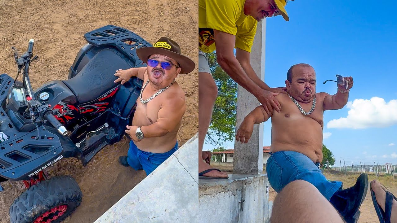 LEÔNCIO SECA PNEU DO QUADRICICLO E PILILIU FICA FURIOSO 😂 | PILILIU DA RESENHA