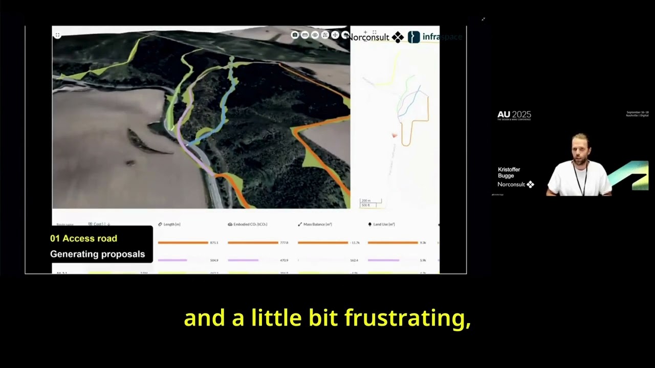 Infraspace Access Roads at AU Industry talk