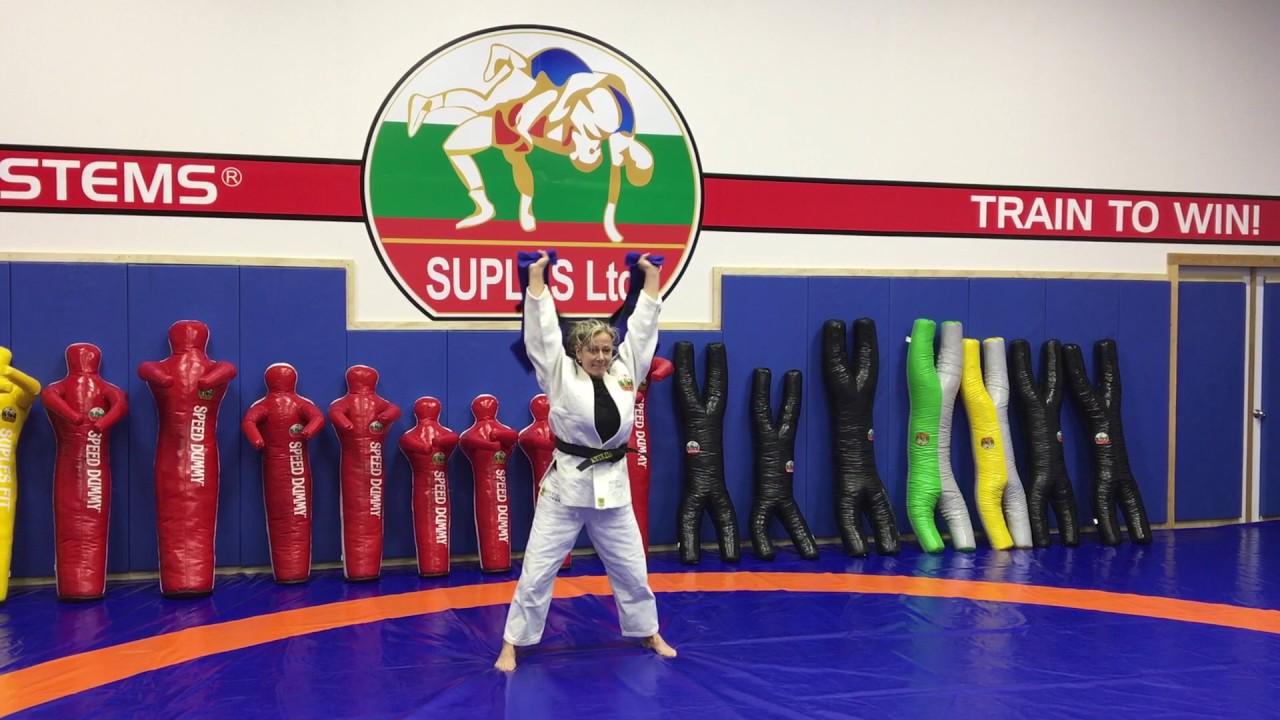 Training Exercises with Bulgarian Bag Gi Vest Attachment