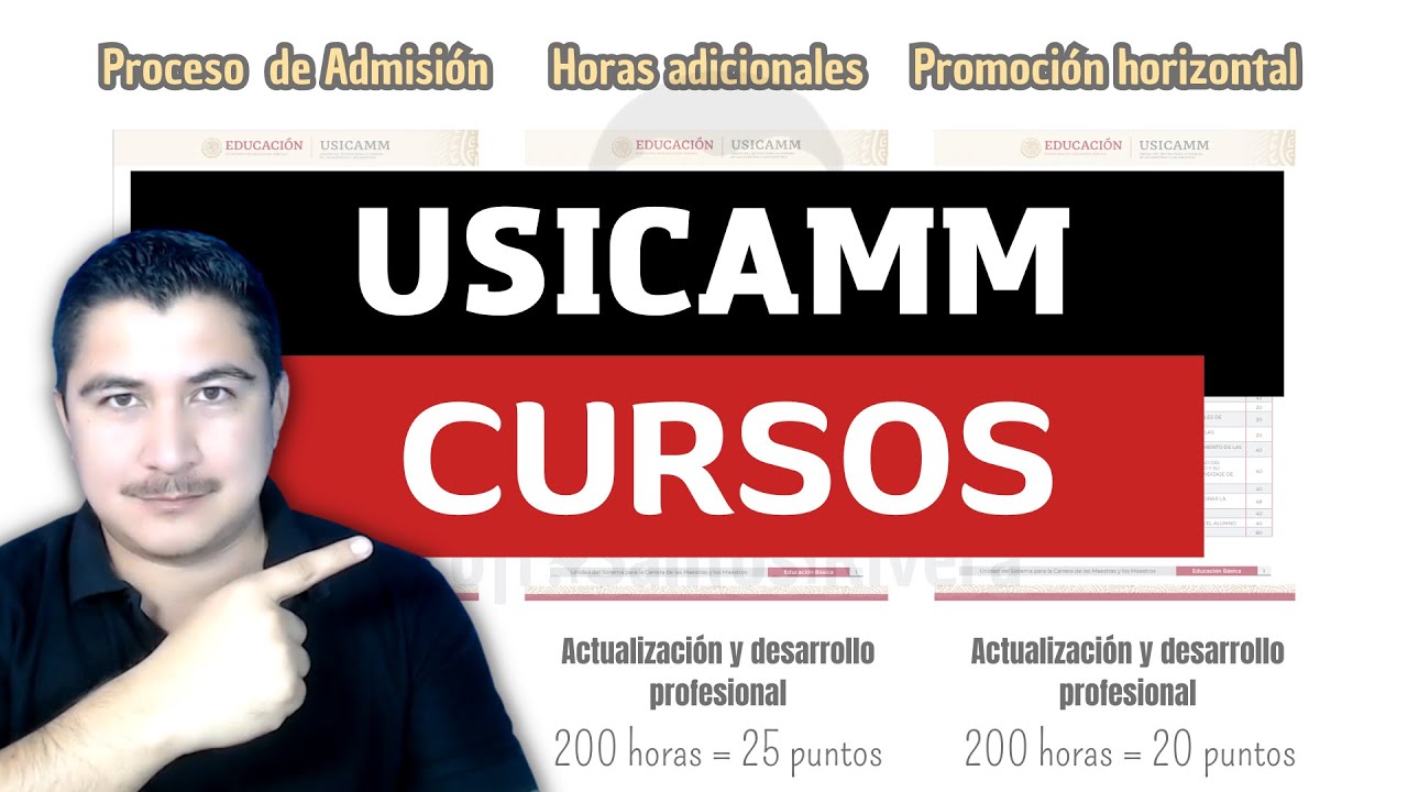 Cuáles son los CURSOS válidos para USICAMM