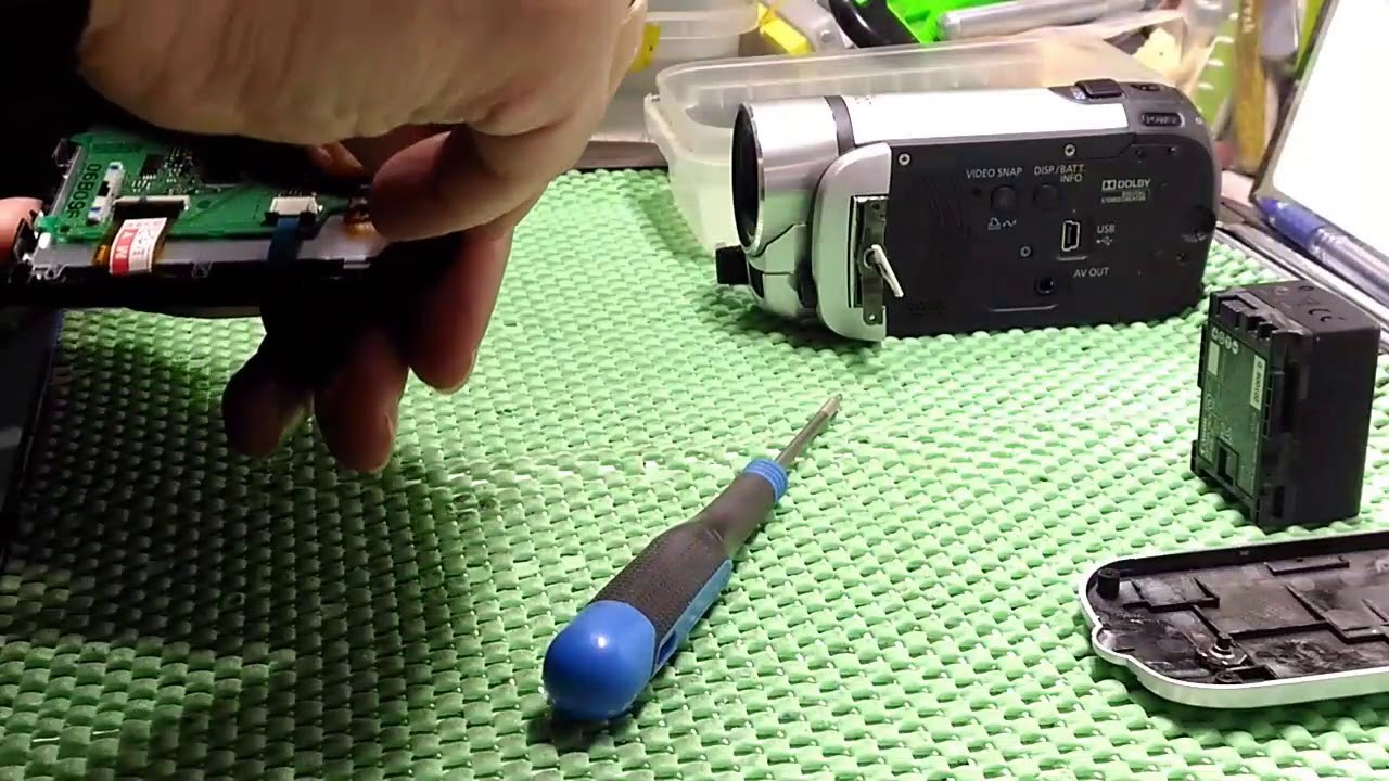 Canon Legria FS 306E HDвидеокамера.Ремонт джойстика.Разборка.