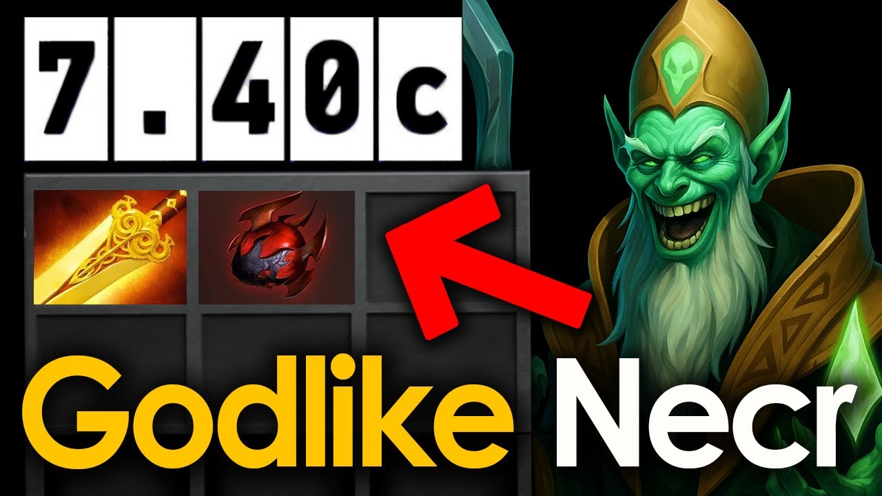 Immortal 250 Rank Necrophos Mid Imba | Patch 7.40c Dota 2