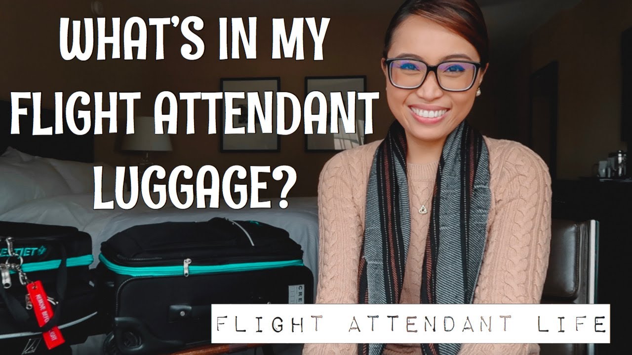WHAT'S IN MY FLIGHT ATTENDANT LUGGAGE/BAG? | Flight Attendant Life