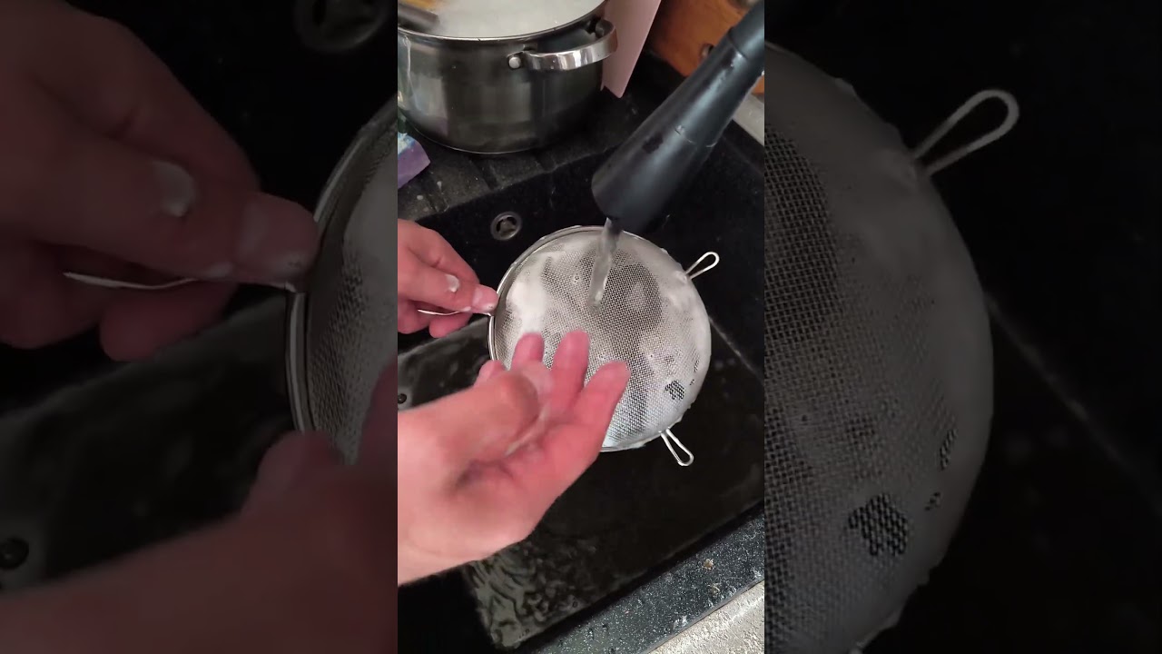 Как помыть сито? #lifehacks #совет