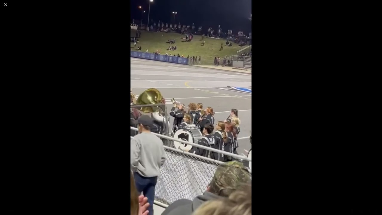 EWMB Fight Song before halftime for Wildcat Touchdown @ Harrison Central 2023 | 10/13/2023