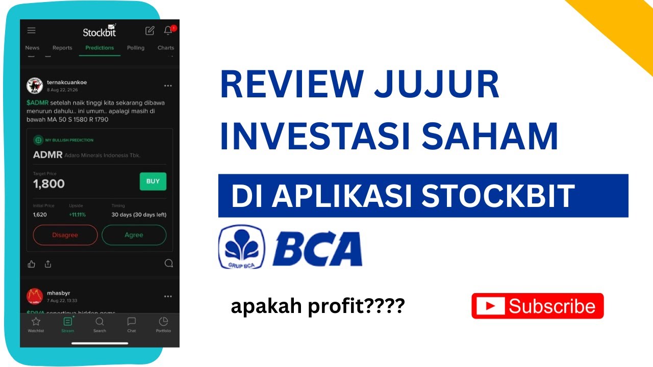 ✅ Review Jujur Investasi Saham di Aplikasi Stockbit untuk Pemula. Rugi???