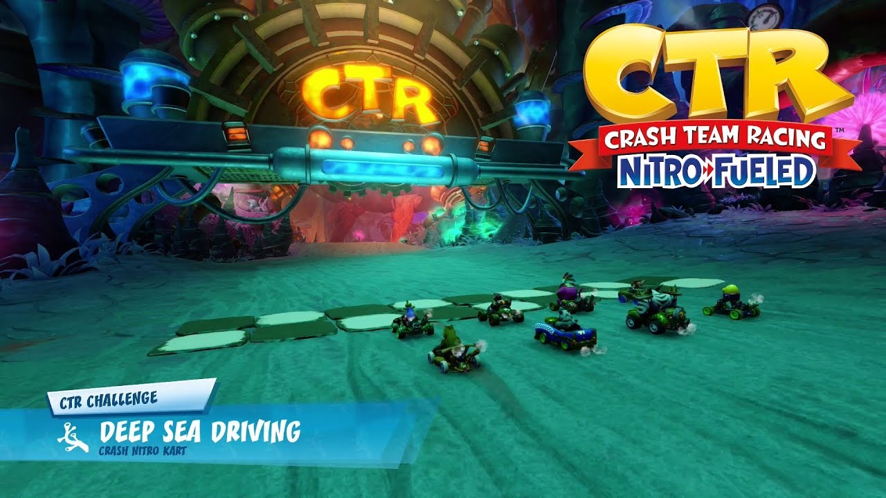 CTR Nitro Fueled - Deep Sea Driving - CTR Challenge