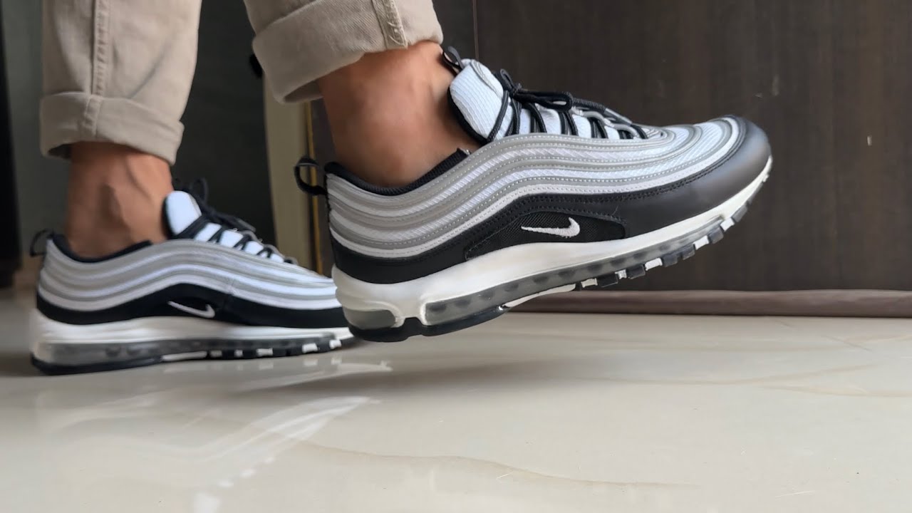 Nike Air max 97 Black metallic silver Gym shoes or running shoes