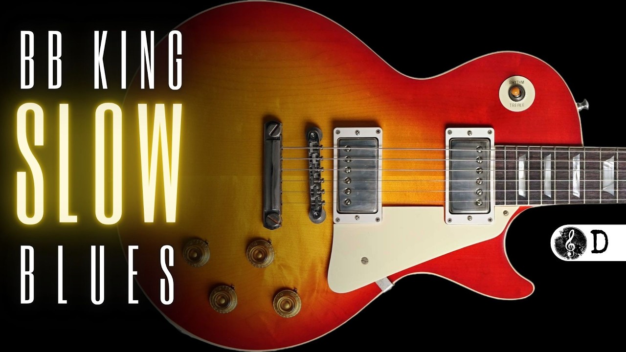 🎸 Slow BB King Style Blues Backing Track in D &ndash; 85 BPM