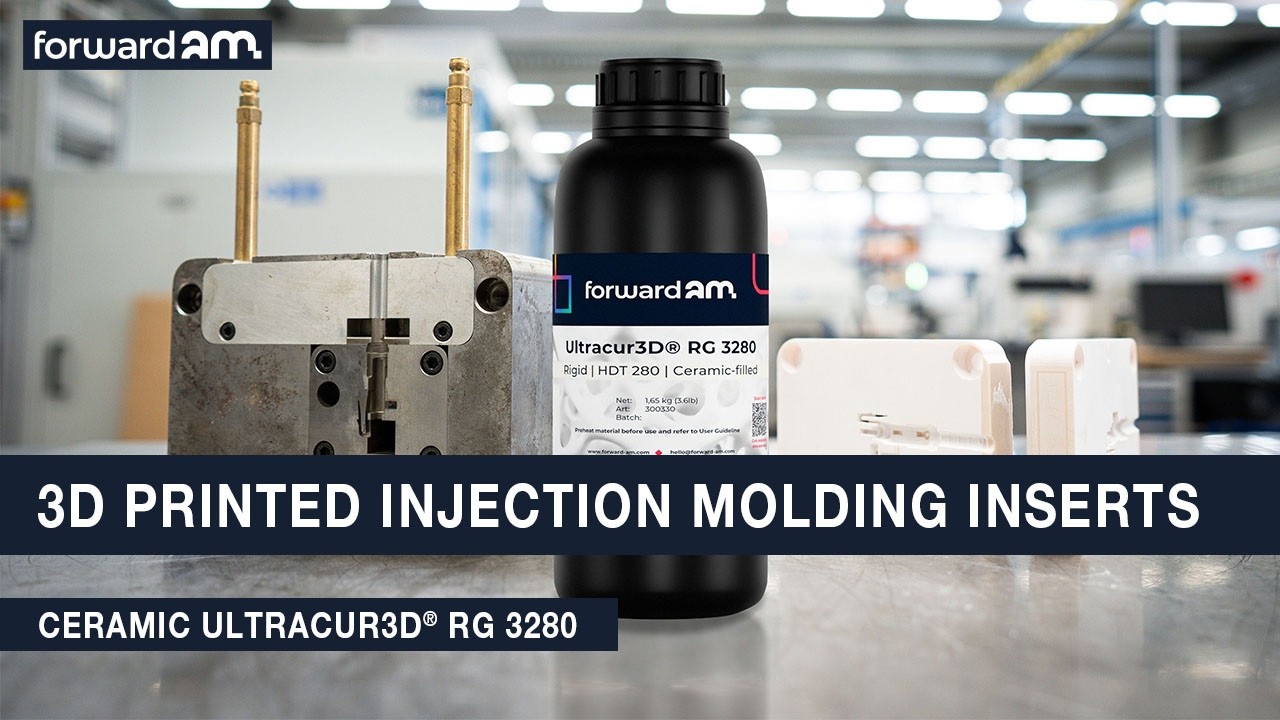 3D Printed Injection Molding Inserts for Prototypes with Ultracur3D® RG 3280