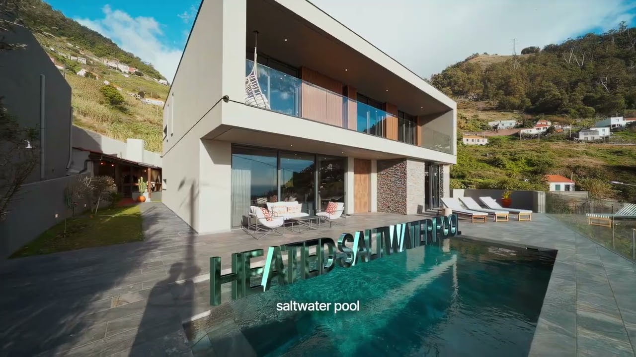 Arbor Villa T4, Luxo com Piscina e Licença Turística (AL) - Campanário - Ribeira Brava
