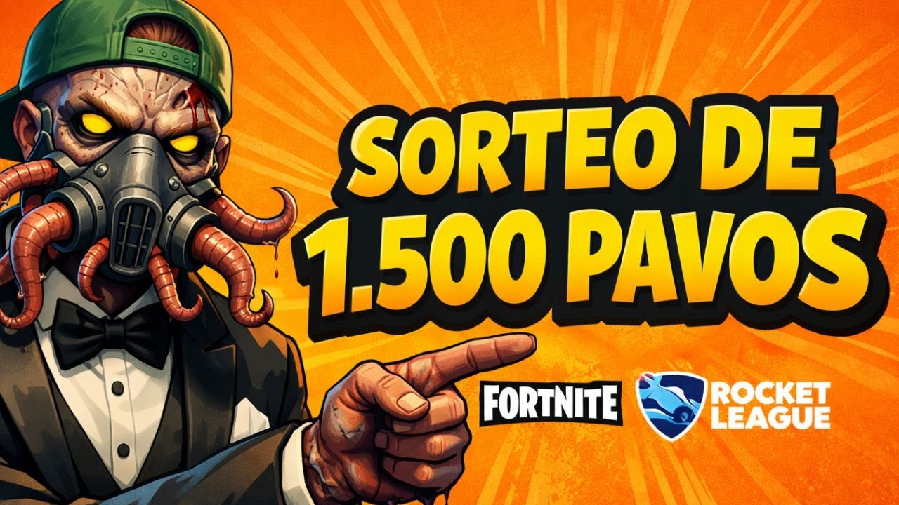 🎁 SORTEO EN DIRECTO 🔥 | COMPRA DE 1500 PAVOS EN FORTNITE Y TAMBIEN COSAS PARA ROCKET LEAGUE 🚗⚽