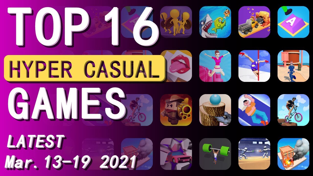 Top 16 NEW Hyper Casual Game Ideas (Mar.13 - 19, 2021) | New Games Daily