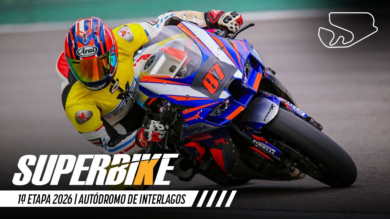 AO VIVO 1&ordf; Etapa - SuperBike 2026 - Aut&oacute;dromo de Interlagos