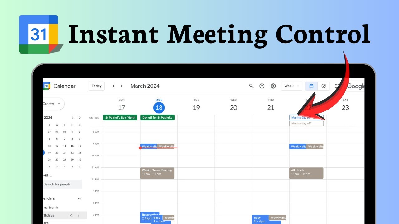 How to cancel meetings in Google Calendar (Event Removed)