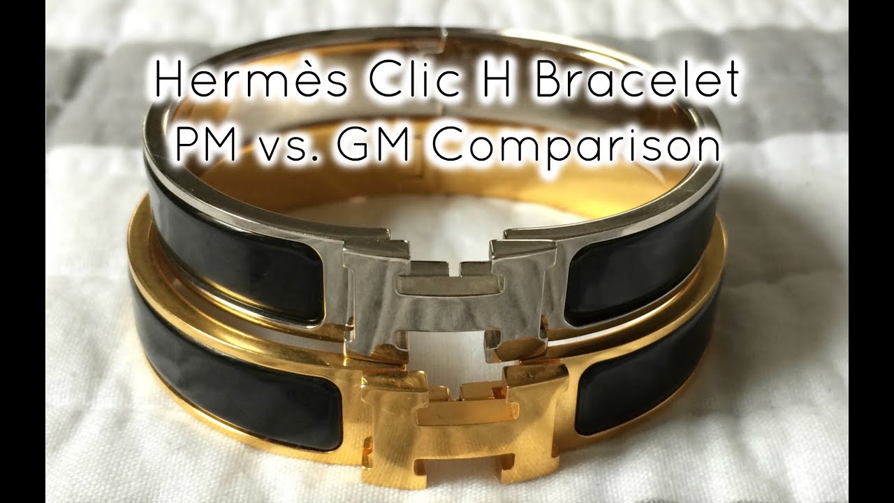 Hermès Clic H Bracelet PM vs GM
