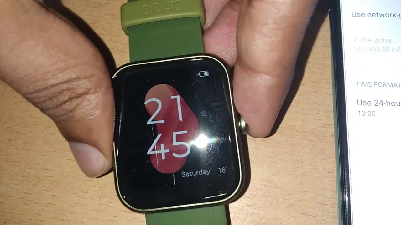How to change time and date on boat watch