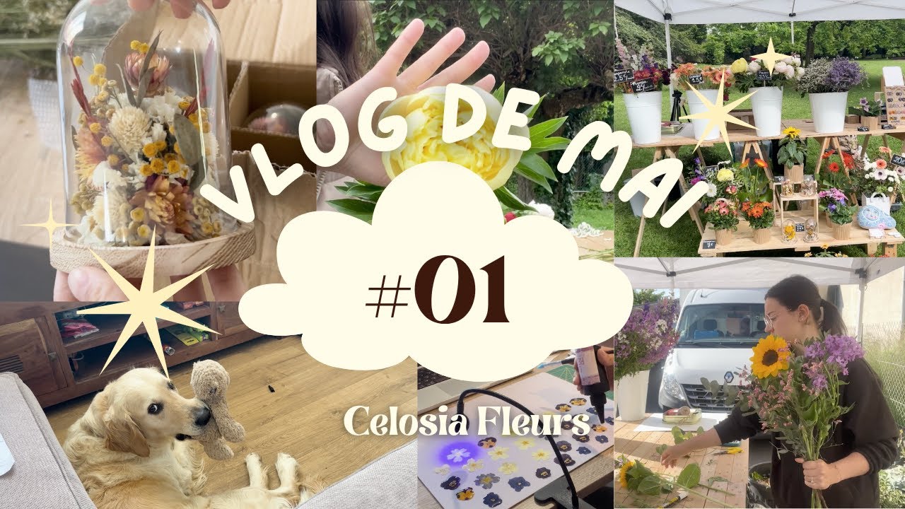 Vlog #1 &mdash; Fleuriste ambulante en pleine f&ecirc;te des m&egrave;res (help 🫠)