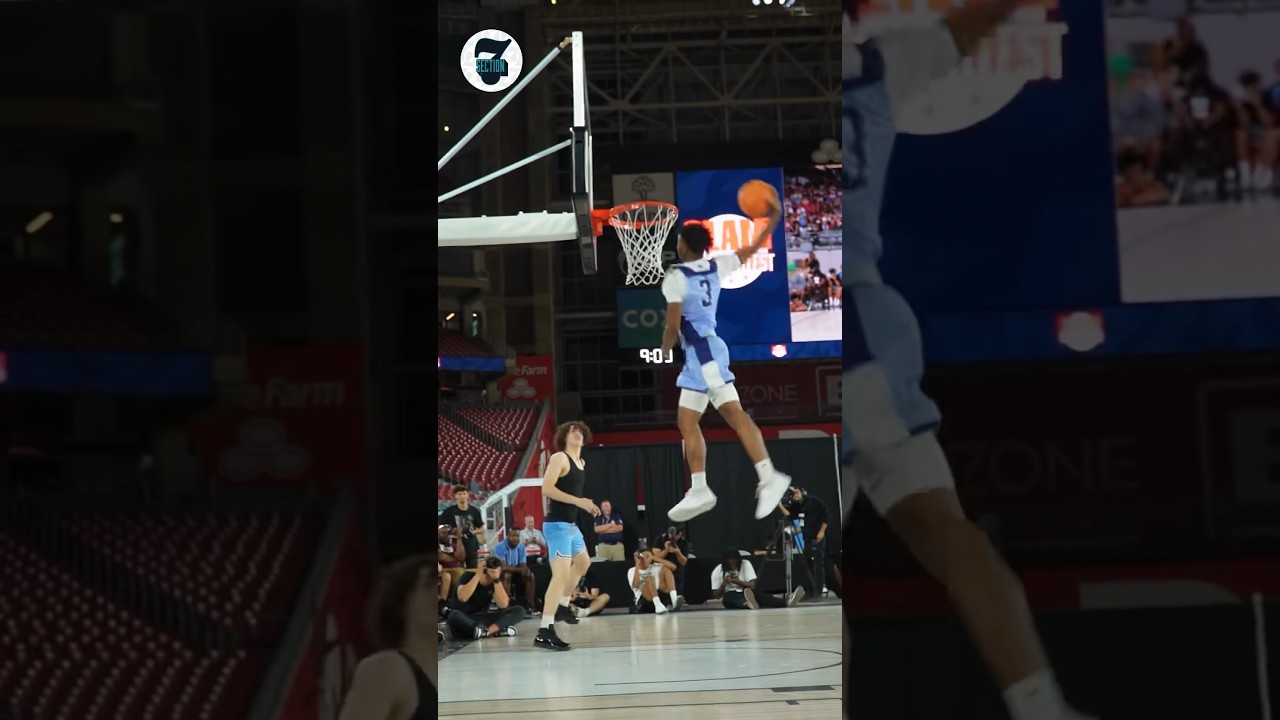 Off the back board Windmill! #basketball #section7 #dunk
