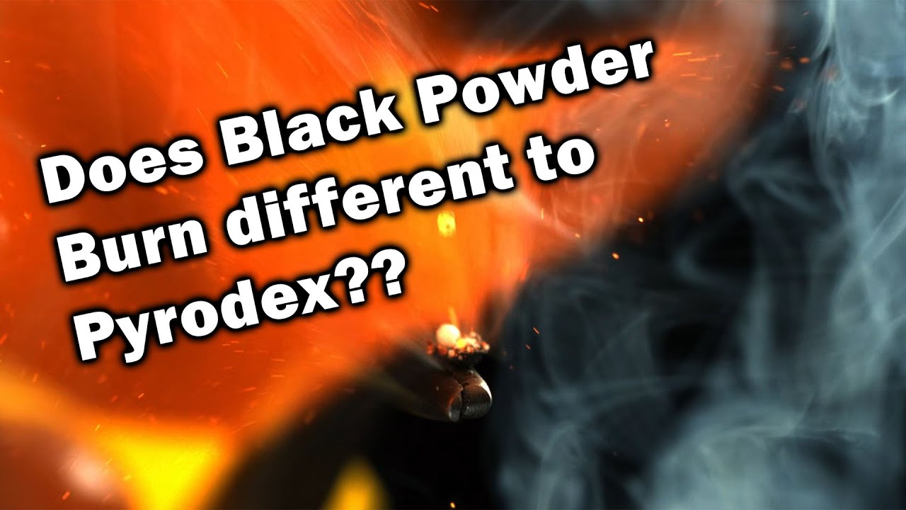 Does Black Powder burn different to Pyrodex? BP vs Pyrodex Slow Mo