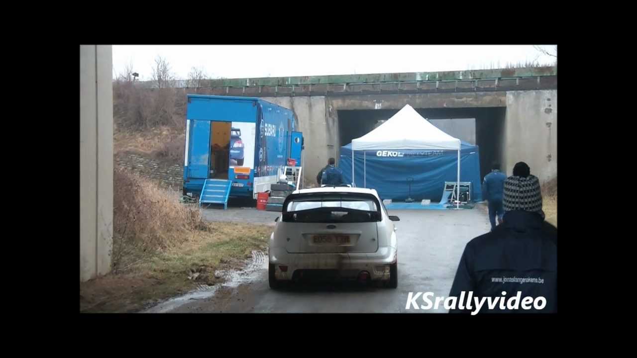 Test Ford Focus WRC Jonas Langenakens