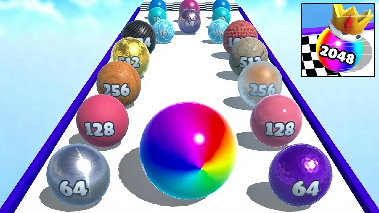 Ball Merge 2048 🔴👯‍♀️❤️‍🔥 Full Gameplay All Levels! Android, iOS NEW UPDATE ( Level 126 - 136 )