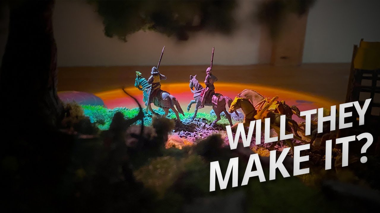 🏹AMBUSHING THE PRISONER TRANSPORT - Medieval Diorama