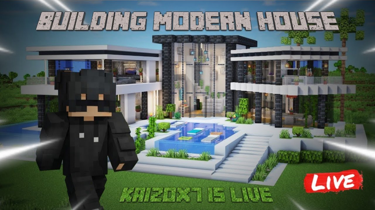 Minecraft modern house | #minecraft  #live
