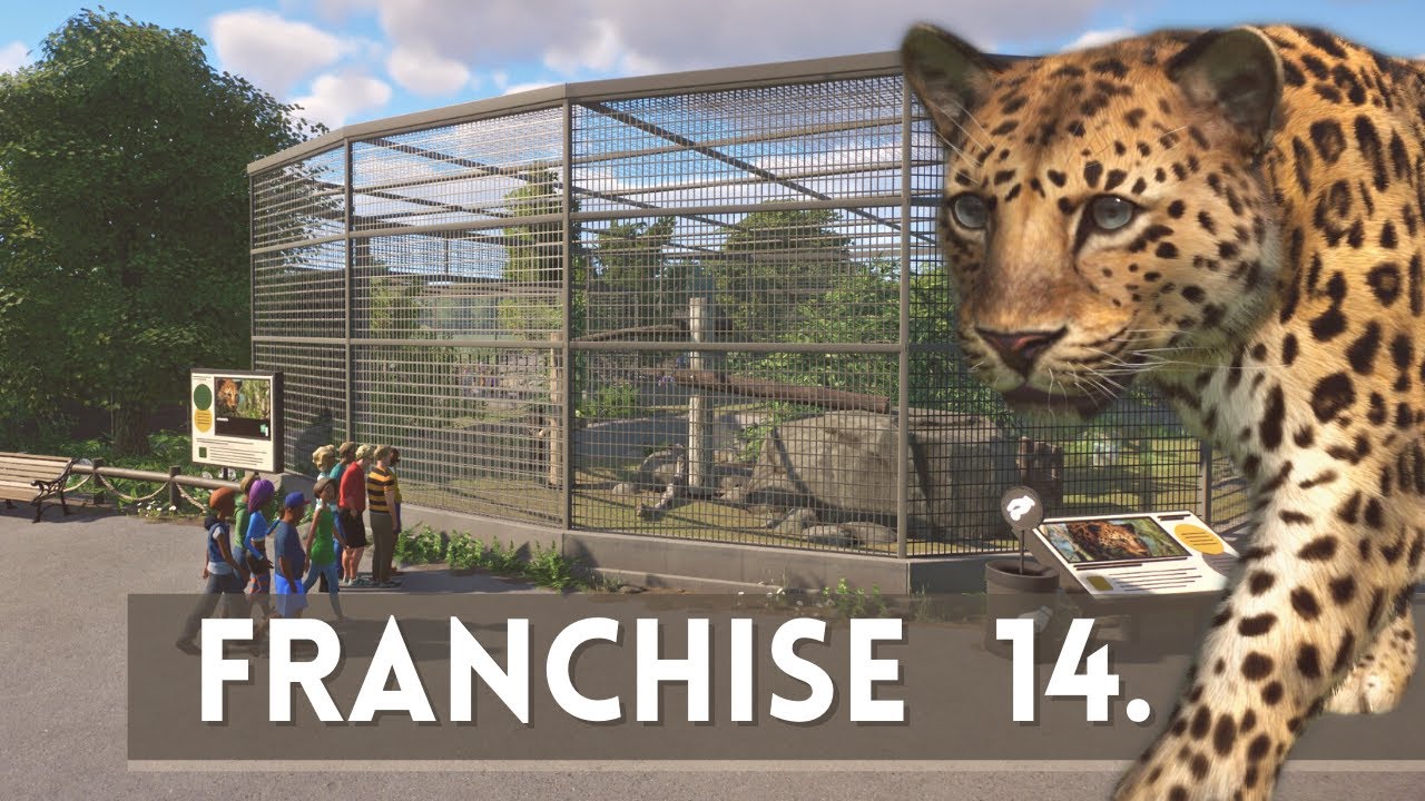 AMUR LEOPARDS! Lakefield Zoo #14 Franchise Hard Mode Planet Zoo Conservation DLC Cafe