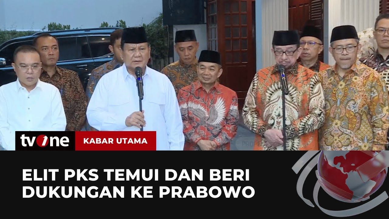 Prabowo Mendapat Kunjungan dan Dukungan dari Elite PKS | Kabar Utama tvOne