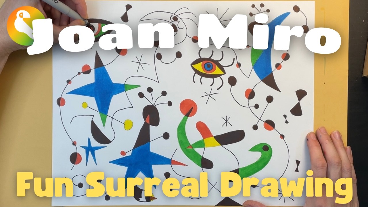 Create Surrealist Art Like Joan Miró | Fun Lesson for Kids & Teachers