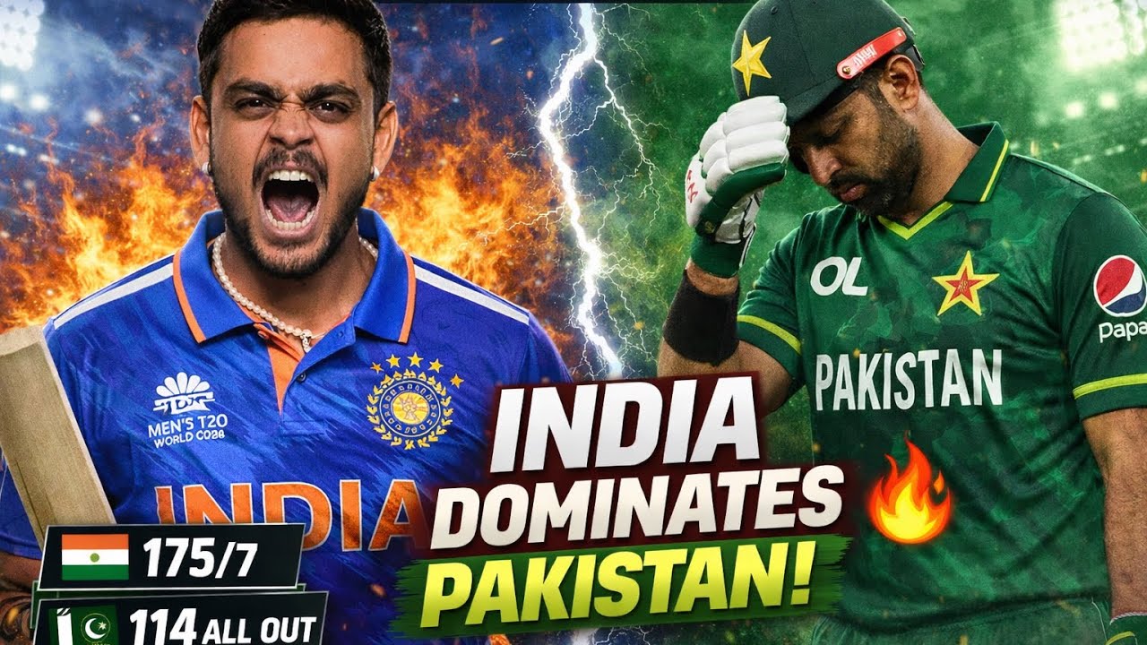 One-sided war | Ind vs pak | ICC Men’s t20 World Cup 