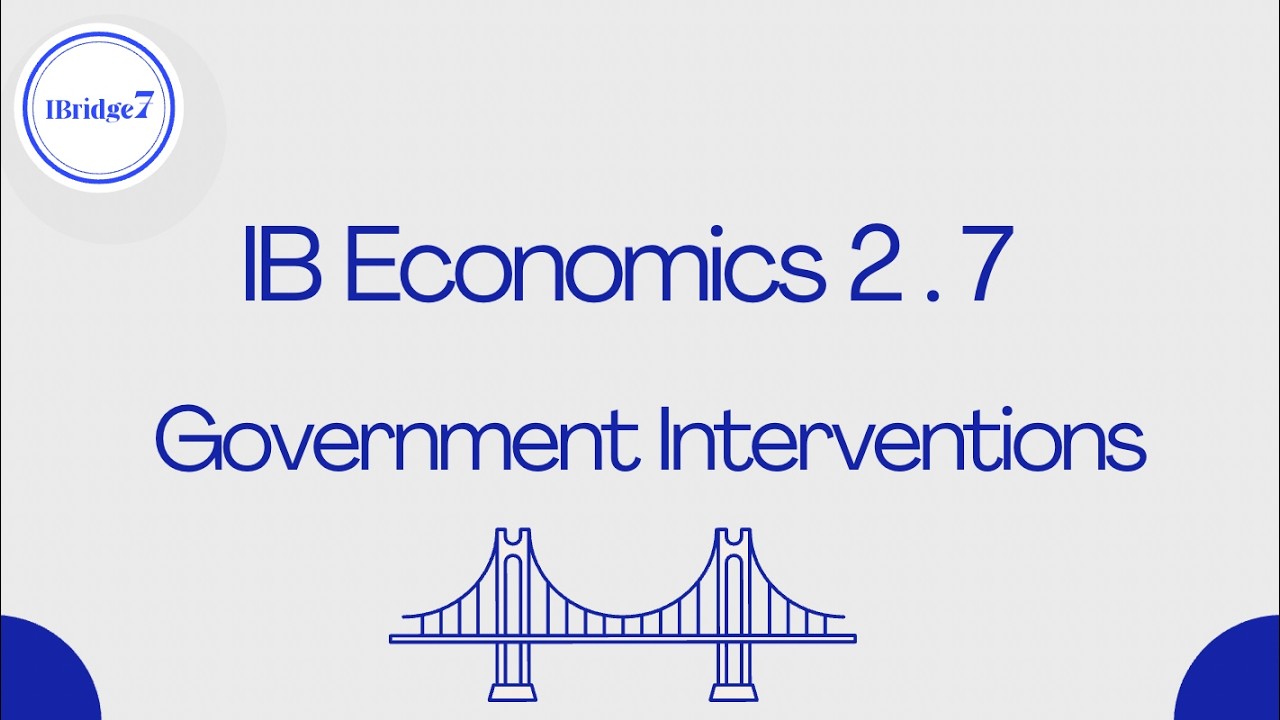 IBridge Economics 2.7 / Government Interventions
