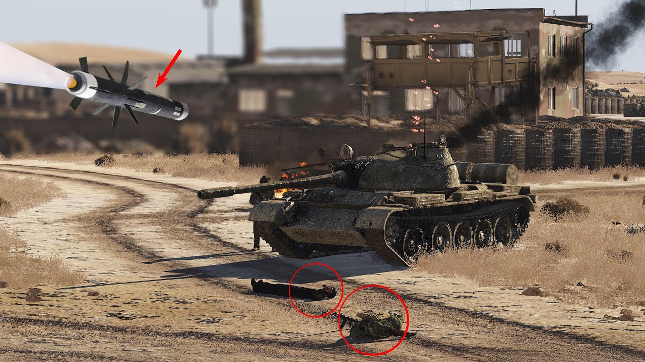Russian tanks destroyed by American anti-tank in ambush | ARMA 3 MIlsim Gameplay