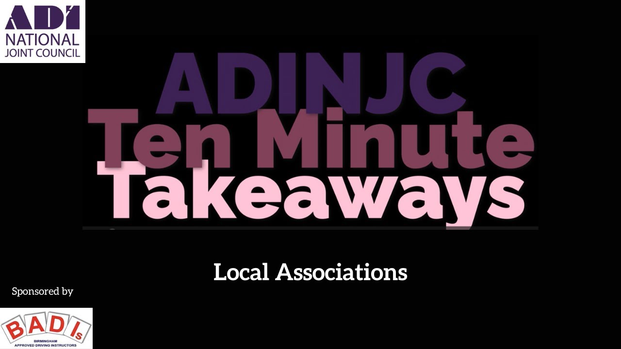 Ten Minute Takeaways: Local Associations