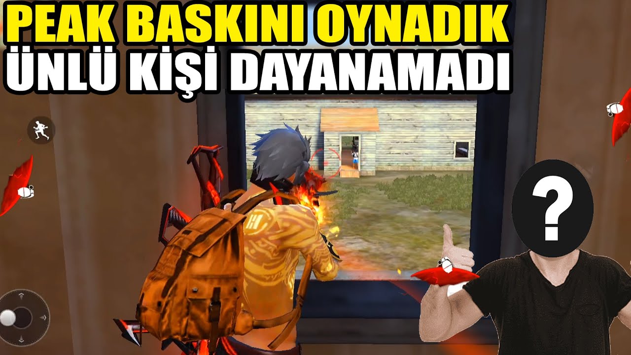 PEAK BASKININA ÜNLÜ BİRİSİ GELDİ l BU SEFER BAŞARAMADIK l #freefire #freefireshorts