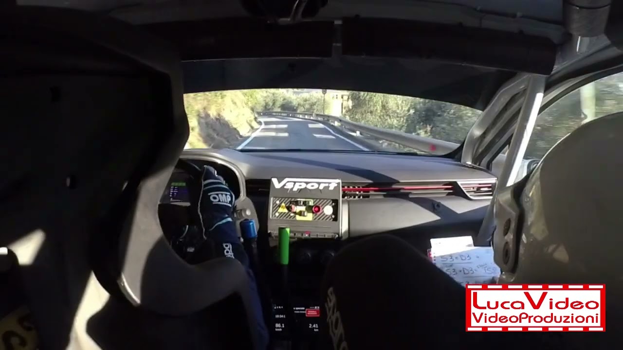 25° Rally delle Palme 2024 Di Sabatino-Alberti Clio Rally5 - Cameracar PS1