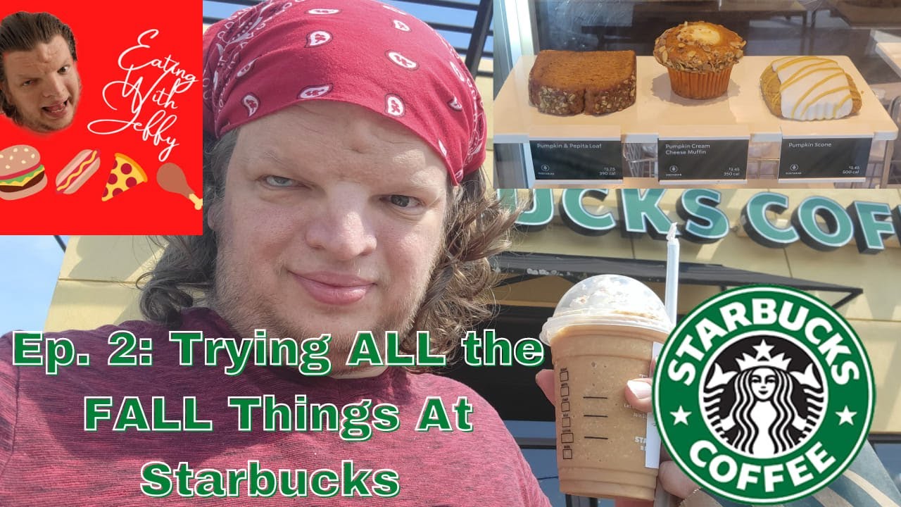 Eating With Jeffy Episode 2:  Trying ALL The FALL Things At Starbucks!