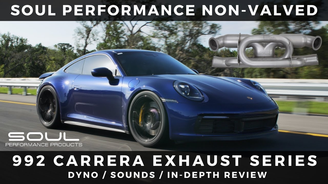 992 Carrera Soul Performance Non-Valved Exhaust (Dyno / Sounds / Review)