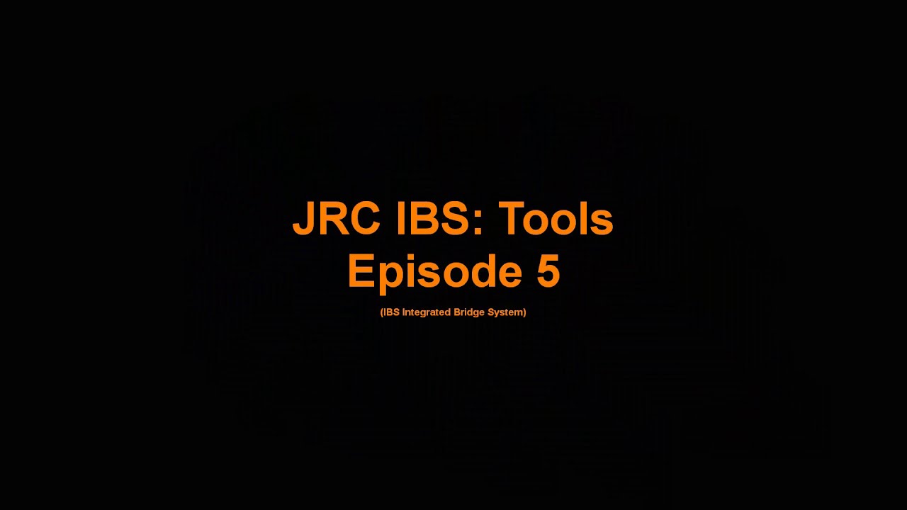 5. Tools (JRC JAN-9201 ECDIS)
