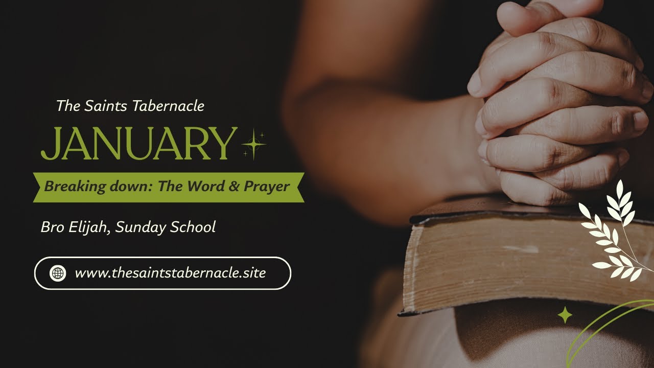 Sunday School Service / January 4, 2026